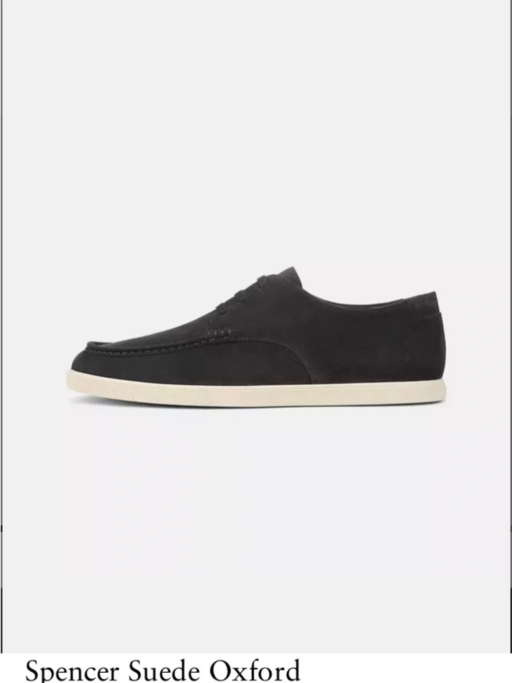 Vince Navy Suede Derby Oxfords
